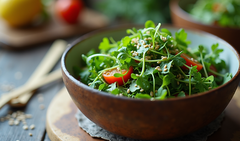 Microgreen salad