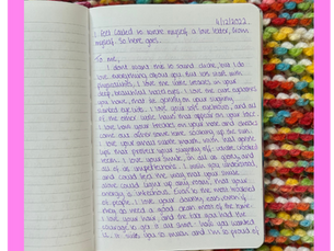 Journal entry about a self love letter to yourself
