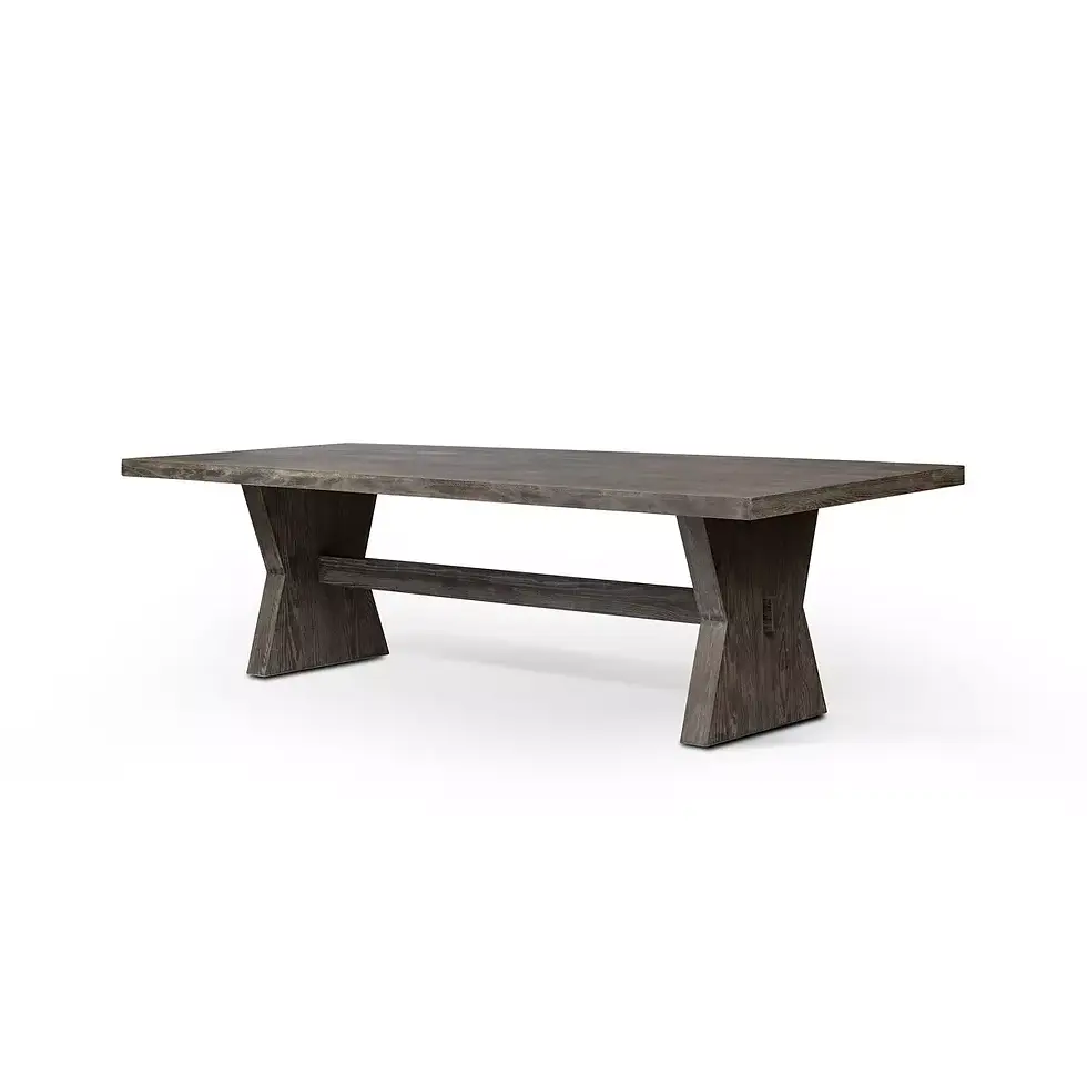 Tia Dining Table, Burnt Oak