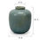 Thumbnail: Vintage Lake Green Vase, 11"