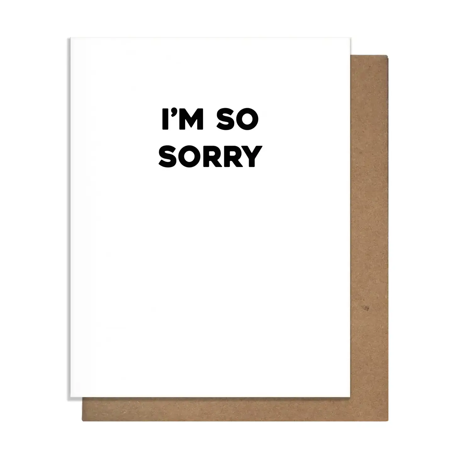 I'm So Sorry - Sympathy Card