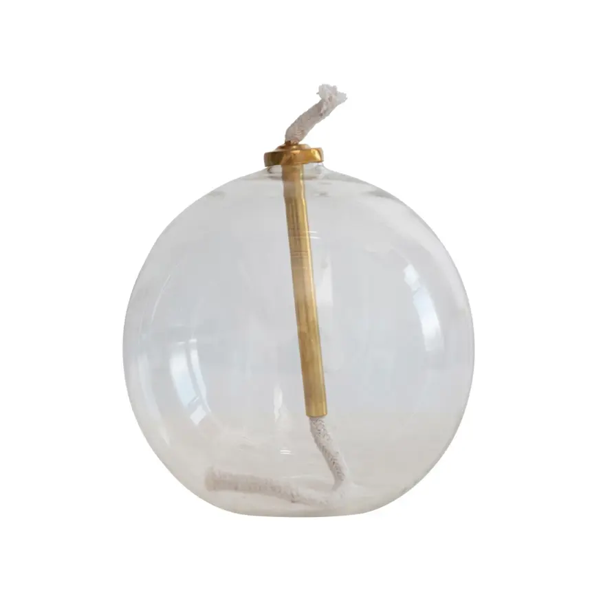 Glass Oil Lamp