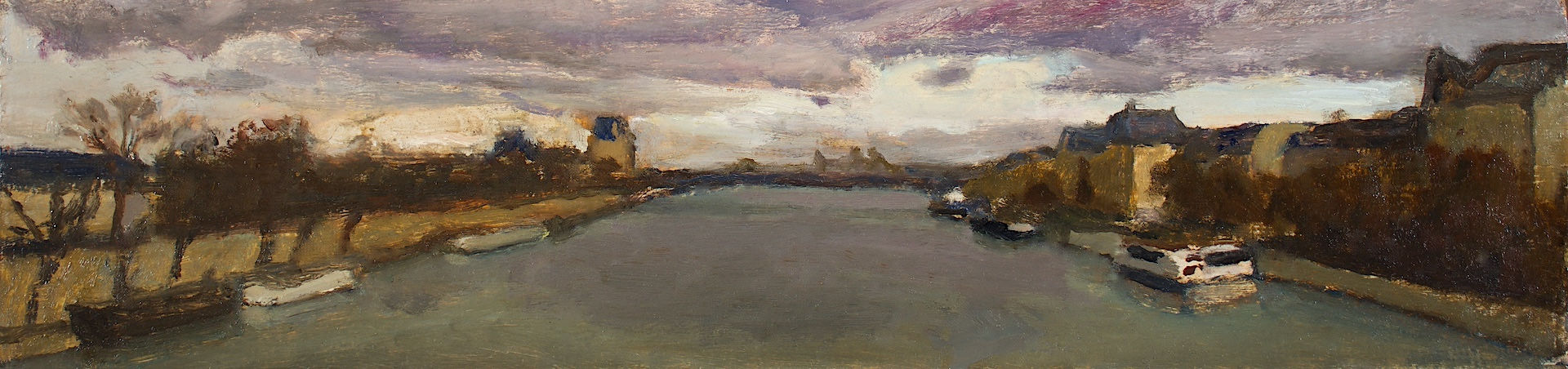 La Seine, vue du pont de la Concorde