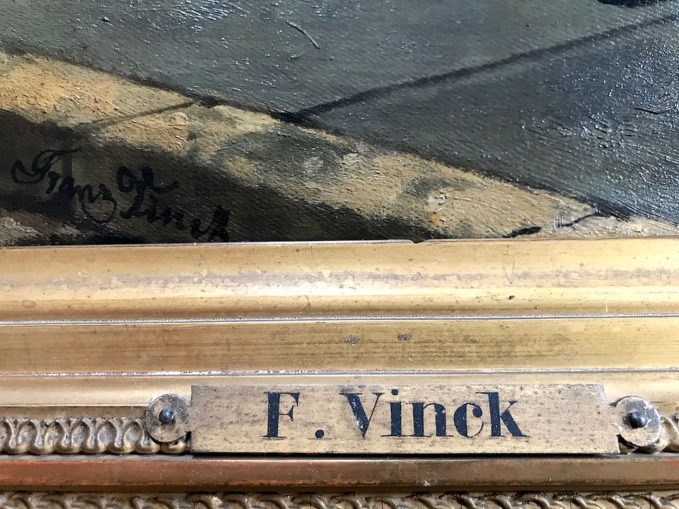 Miniature : VINCK Franz Kaspar Huibrecht