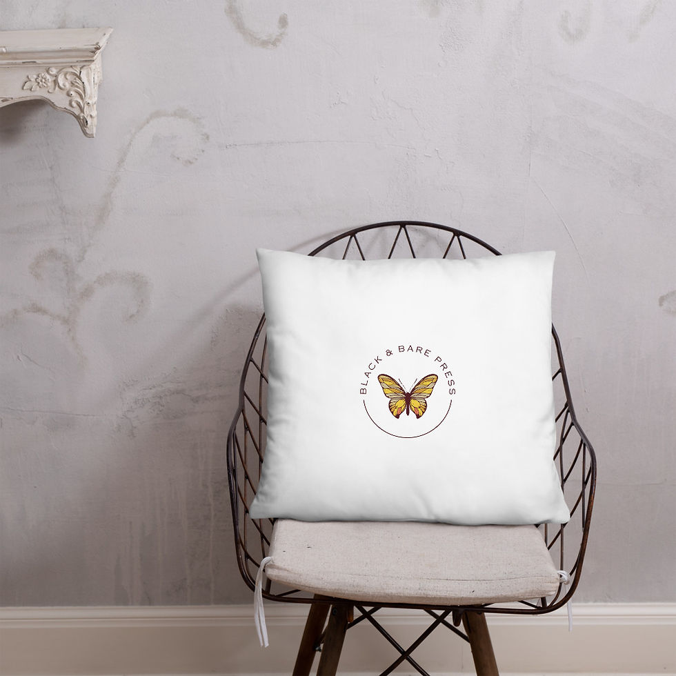 Thumbnail: Black & Bare Logo Pillow