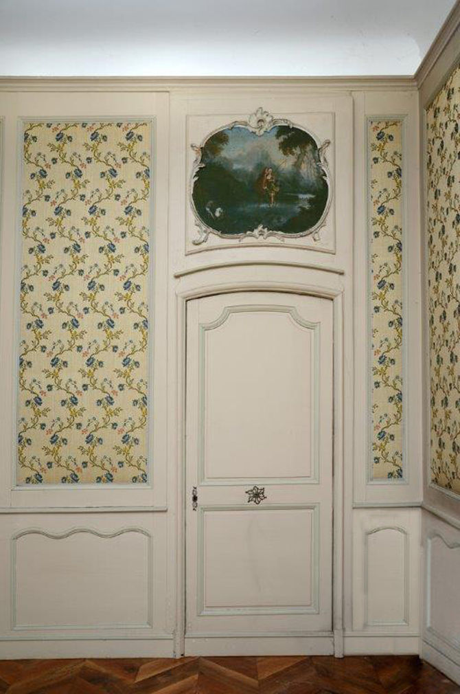 Miniature : Boiserie de charme aux scènes galantes, XVIIIe