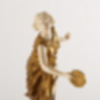 Miniature : Affortunato Gory (Avant 1895-1925), Danseuse au tambourin, chryséléphantine, XXe