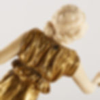 Miniature : Affortunato Gory (Avant 1895-1925), Danseuse au tambourin, chryséléphantine, XXe