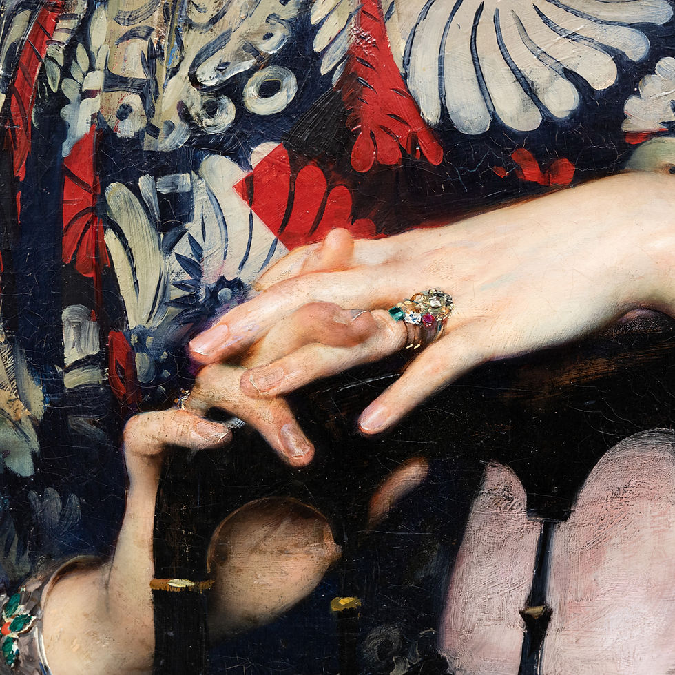 Thumbnail: Henri Lucien Doucet (1856-1895), Portrait Présumé, XIXe