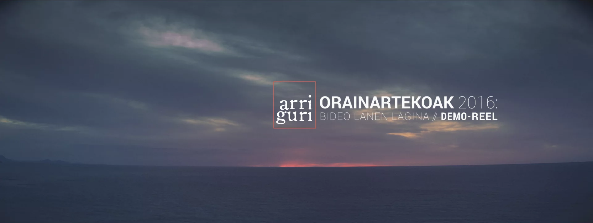 ORAIN ARTEKOAK 2016 SPOT-A