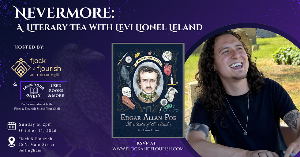 Nevermore: A Literary Tea with Levi Lionel Leland