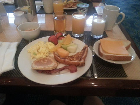 Äntligen riktig frukost!