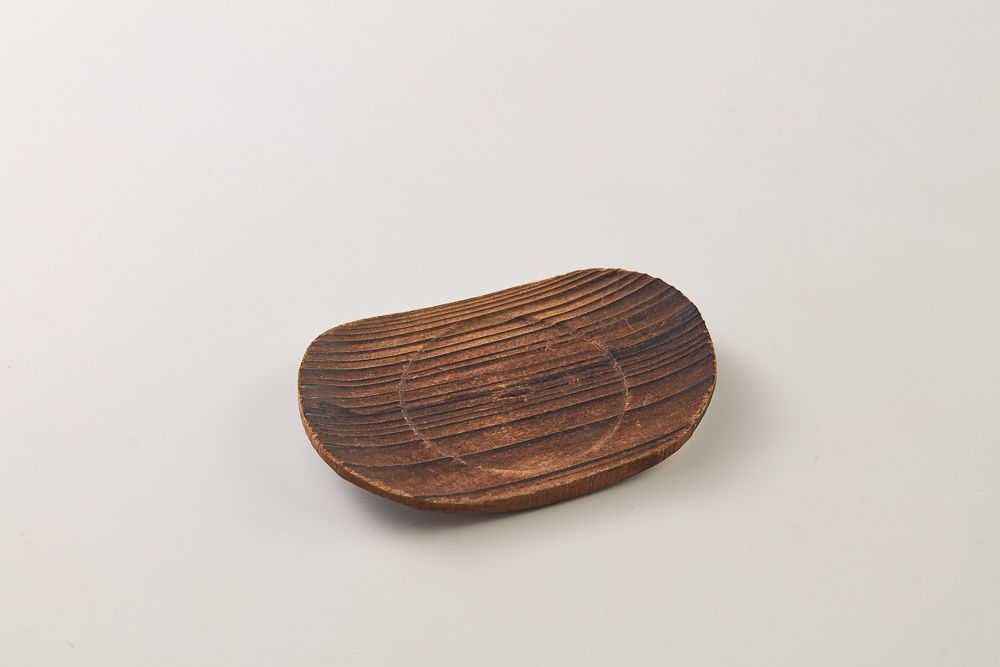 4C.00.10橢圓原木直紋杯墊