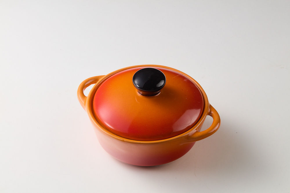 6C.00.05橘紅色漸層陶瓷舒芙蕾烤皿