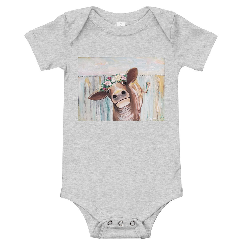 Maddie Moo/Baby short sleeve one piece
