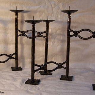 Medievil candle holders