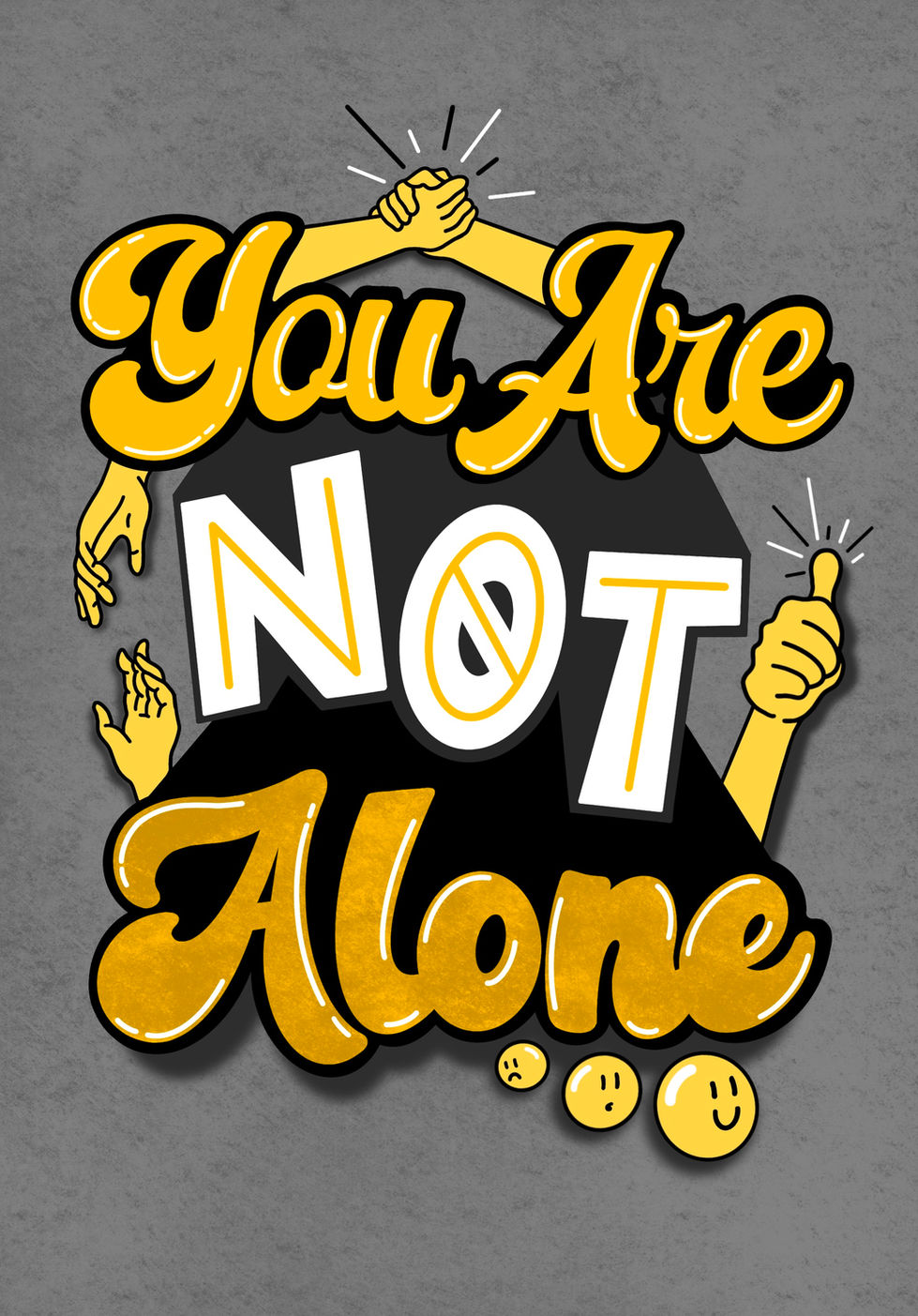 You Are Not Alone mural project