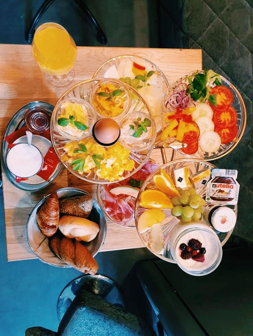 Frühstücksbereich im Urban Boutique Hotel Wien