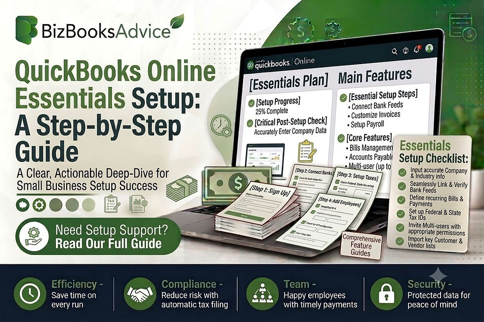 QuickBooks Online Essentials Setup