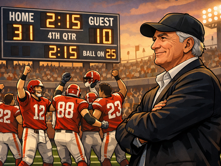 business owner seeing goal driven team win