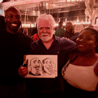 Caricaturist at private party held at Beasy Soho, London