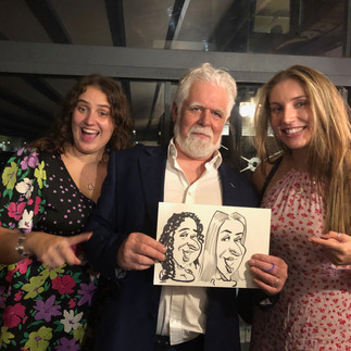 Caricaturist at event for doctors in Plymouth