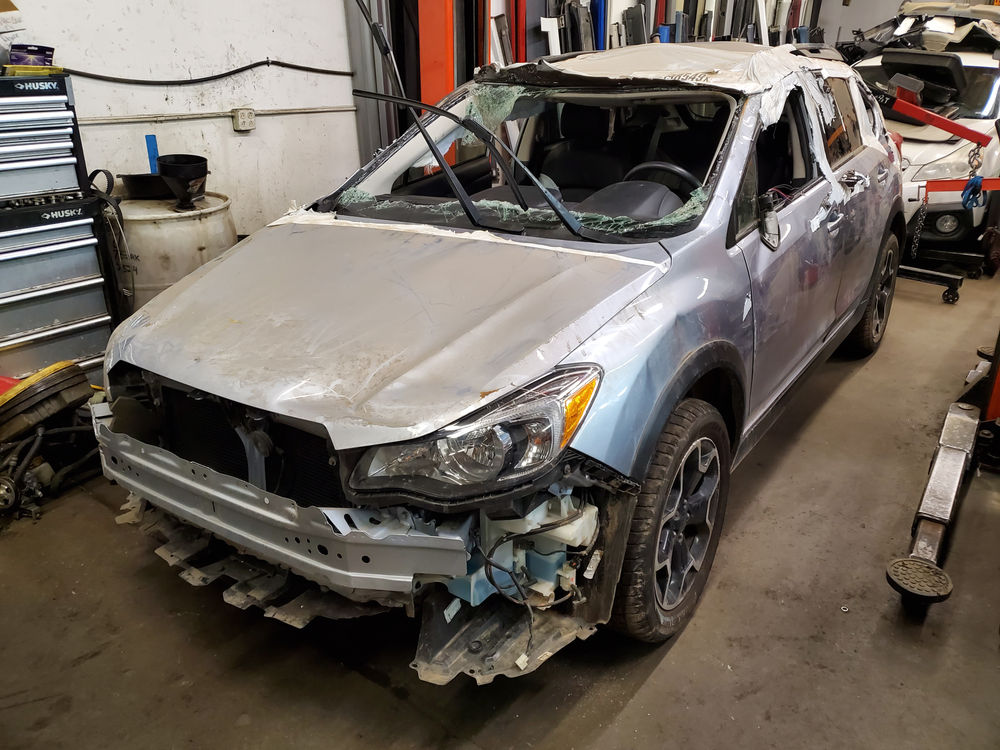 2014 Subaru Crosstrek XV silver 61k CVT transmission
