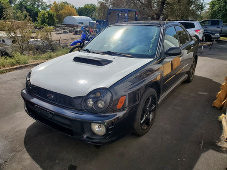 2002 Subaru Impreza WRX sedan 2.0L 216k M/T Black 