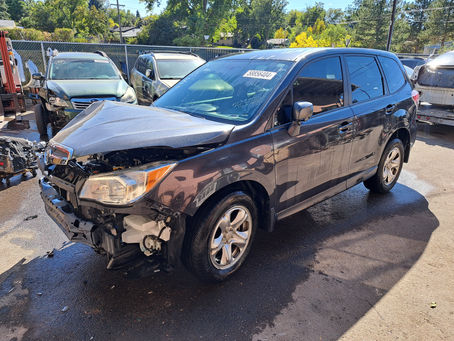 2015 Subaru Forester 2.5L Gray 27K 6 speed Manual Transmission