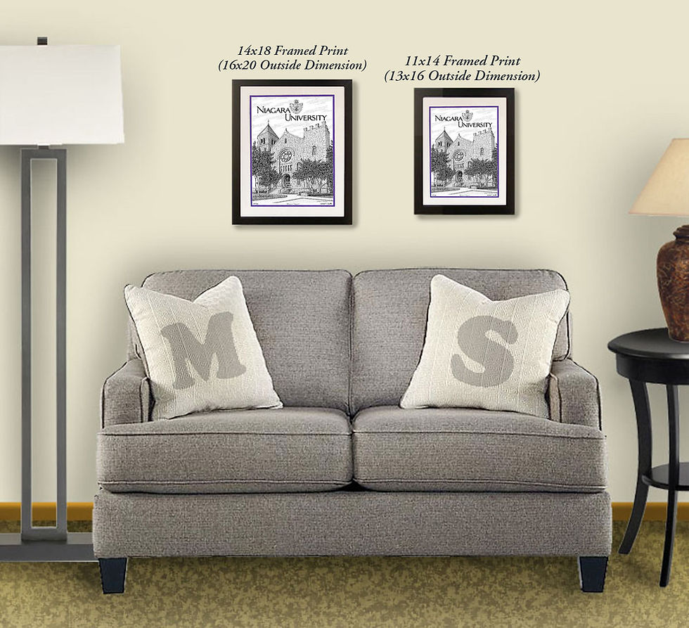 Thumbnail: Niagara University Alumni Chapel wall art by Michael Smith