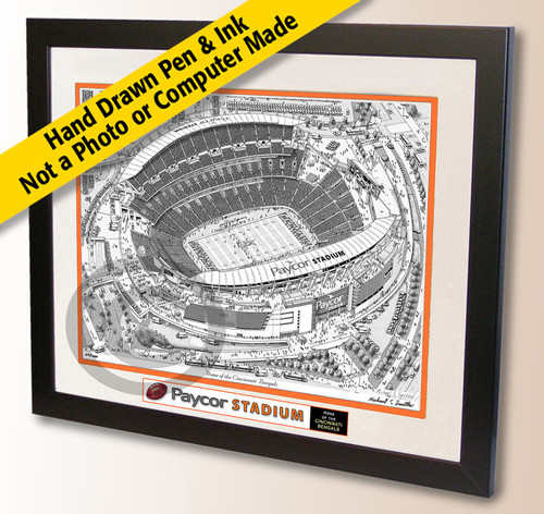 Cincinnati Bengals | Wall Art Print | Michael Smith Graphics