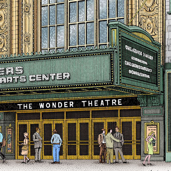 Thumbnail: Sheas Buffalo Theater art print by Michael Smith