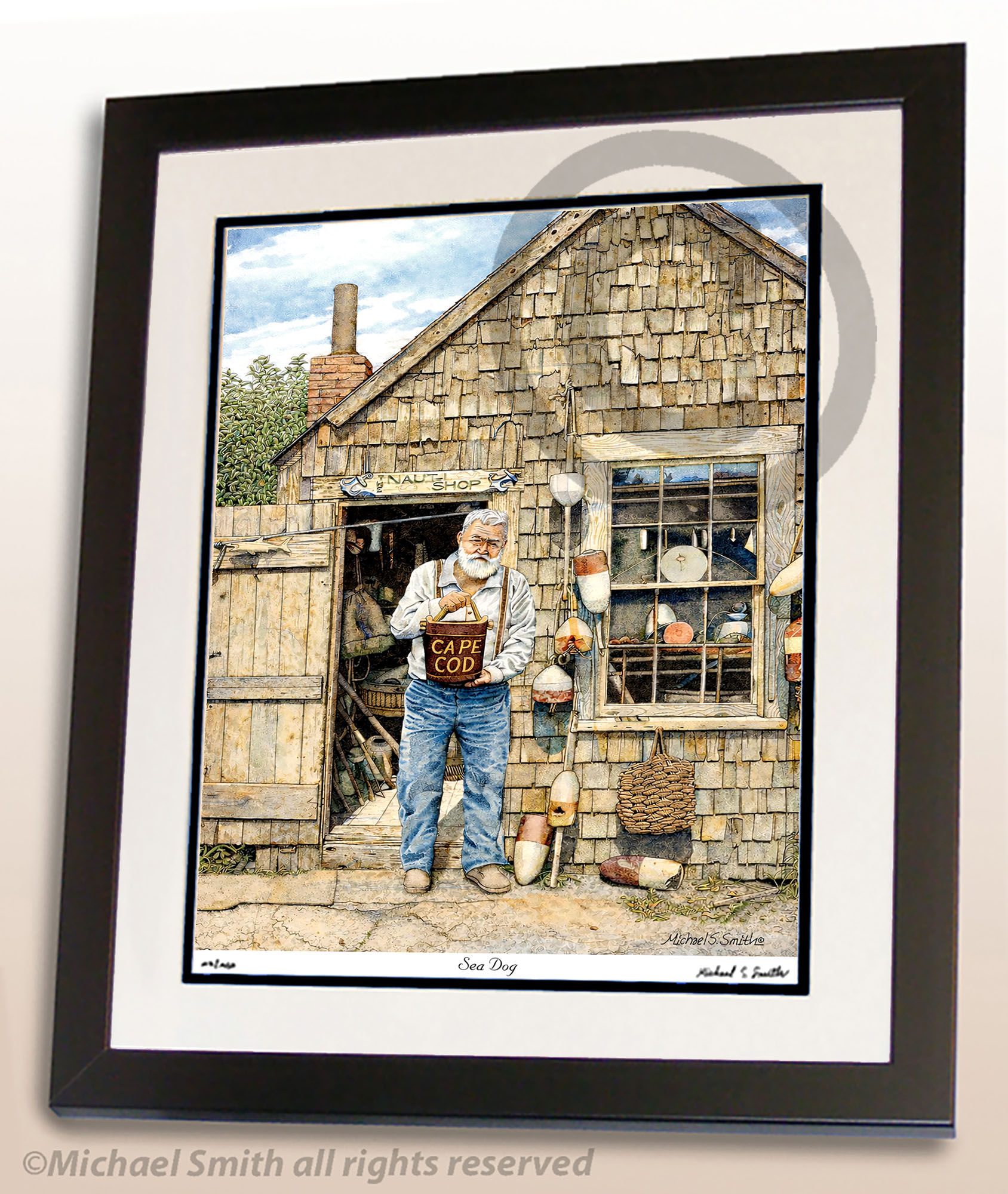 Sea Dog in Cape Cod wall art by Michael Smith