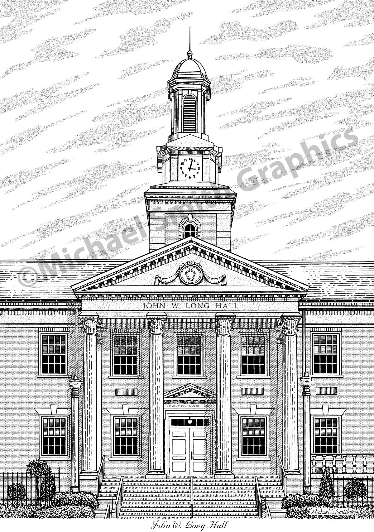 Lycoming College art print by Michael Smith