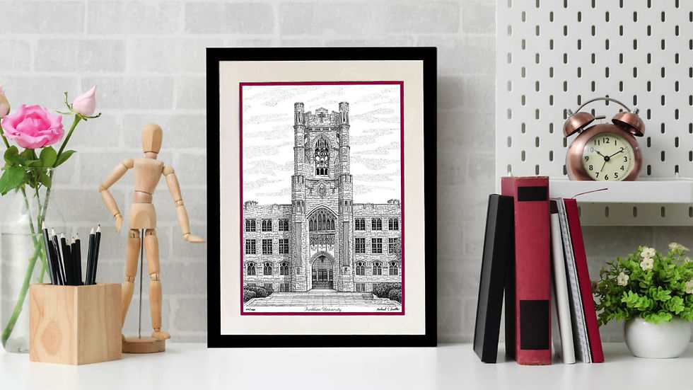 Thumbnail: Fordham University video art by Michael Smith