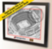 Cleveland Browns Stadium art print by Michael Smith