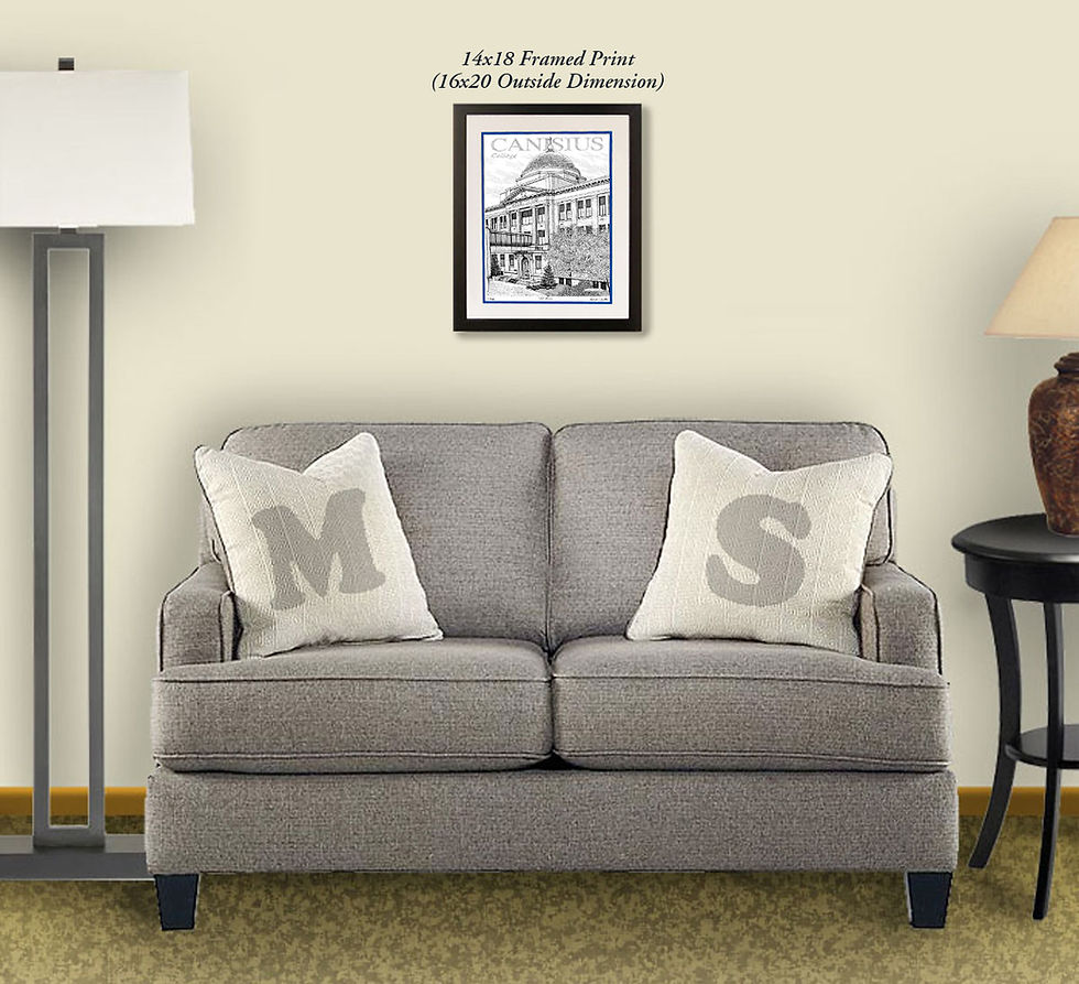 Thumbnail: Canisius College wall art print by Michael Smith