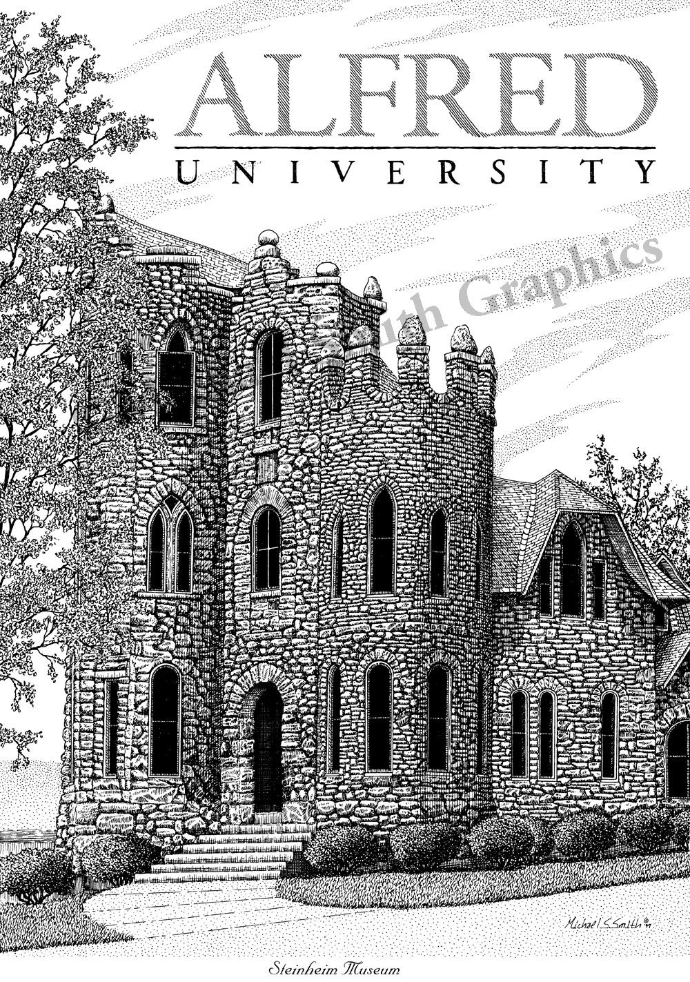 Alfred University art print