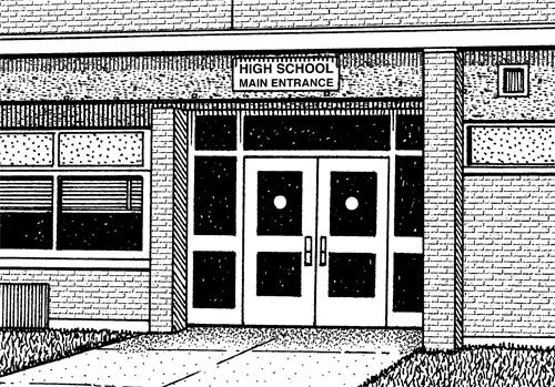 Thumbnail: Iroquois High School wall art