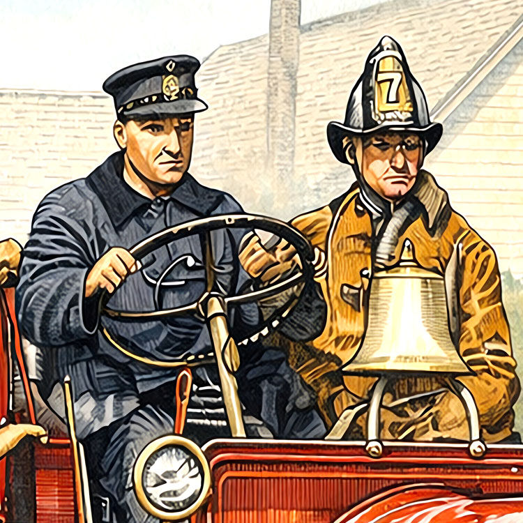 Thumbnail: Where's the Fire art print by Michael Smith