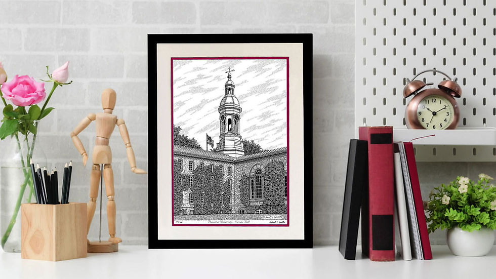 Thumbnail: Princeton University wall art video by Michael Smith