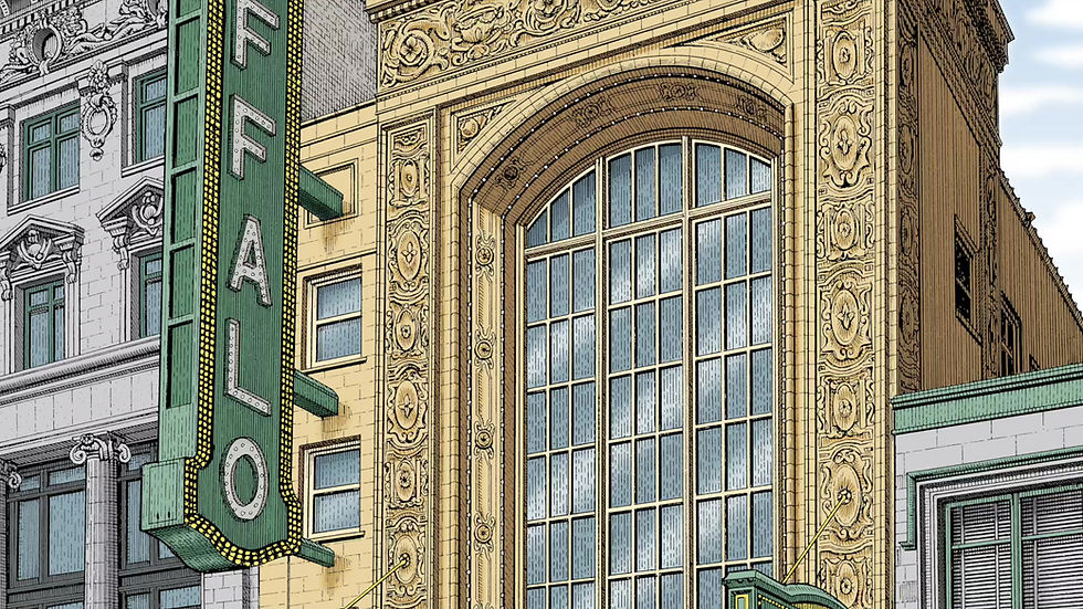 Thumbnail: Sheas Buffalo Theater art print video