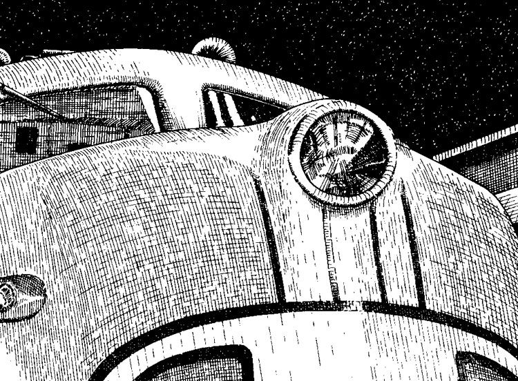 Thumbnail: All Aboard art print by Michael Smith