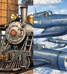 Train/Aviation Art