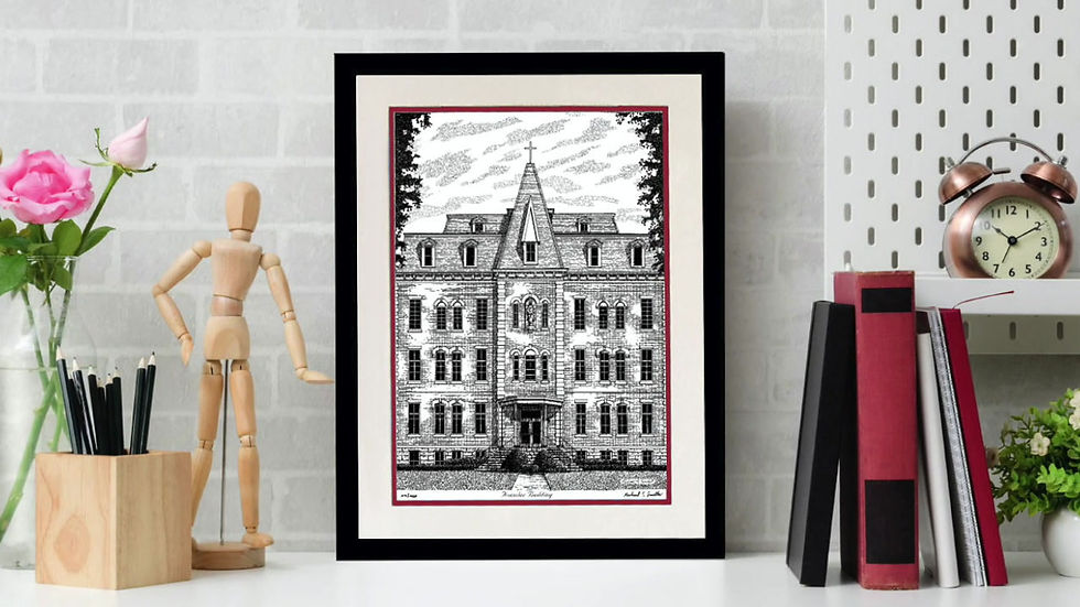 Thumbnail: DYouville University art print by Michael Smith