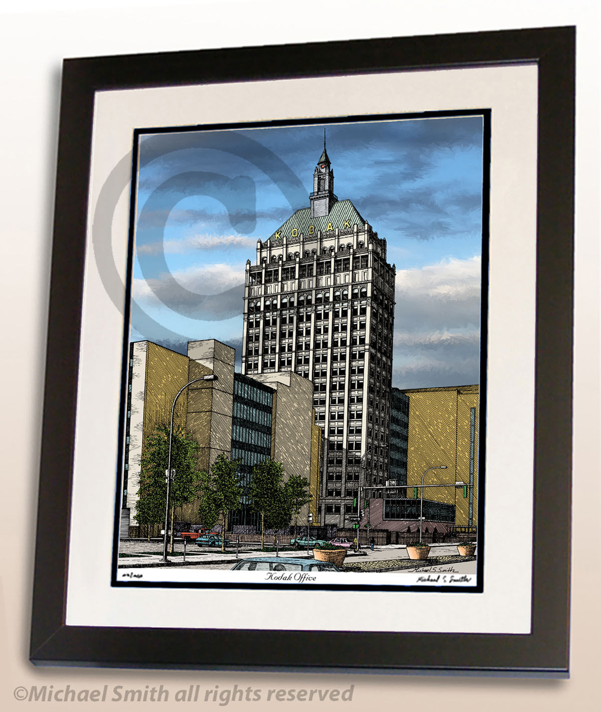 Kodak Office in Rochester NY wall art by Michael Smith
