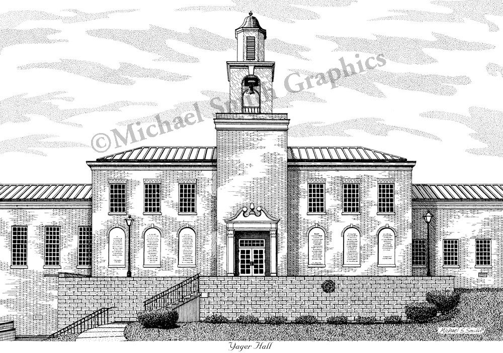 Hartwick College wall art print by Michael Smith