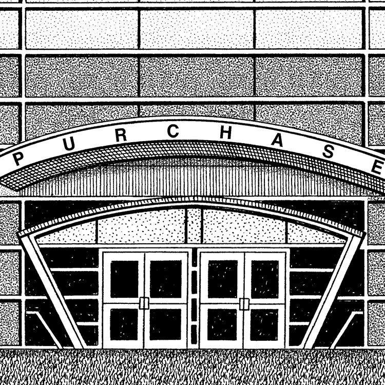 Thumbnail: SUNY Purchase College drawing by Michael Smith