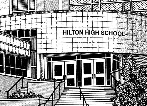 Thumbnail: Hilton High School wall art