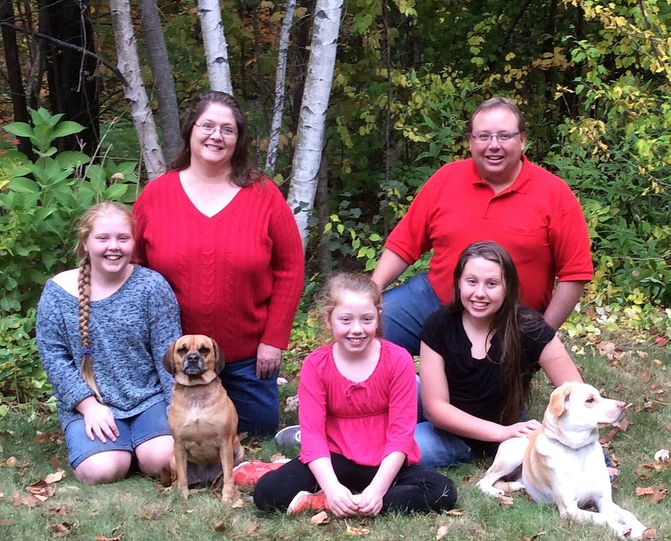 Paul Frost and his family